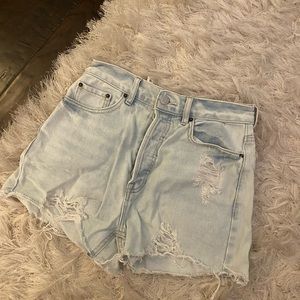 Highwasited Denim Shorts